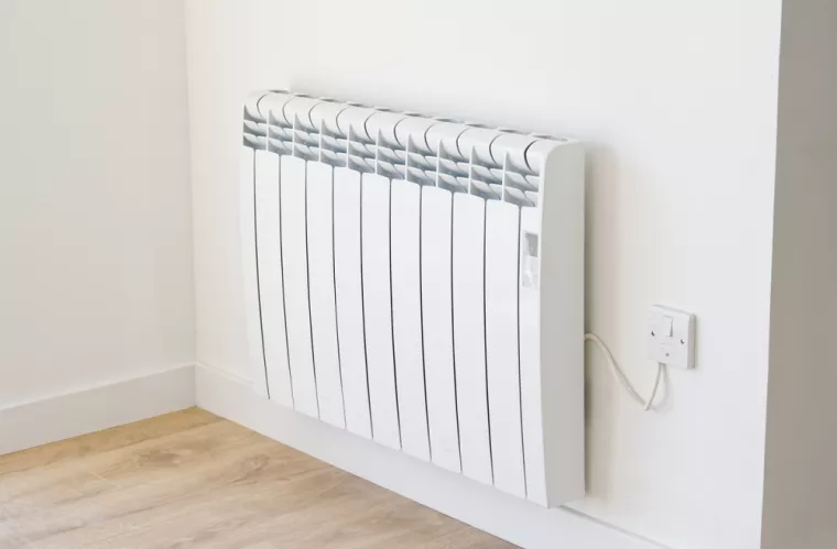 Installer un chauffage électrique mural sur du placo dans une chambre, Aigueperse, AD Électricité